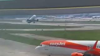 Il video del “tail strike” il tipo di incidente aereo avvenuto a Milano Malpensa [upl. by Noryak]