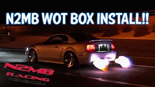 How to install a N2MB WOT BOX on a 9904 Mustang GT [upl. by Adnahsar]