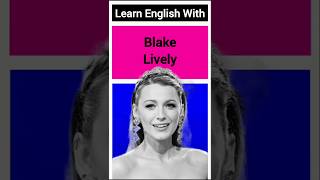 Blake Lively holloywood englishshortsenglishvocabulary shortsbollywood [upl. by Eilatam]