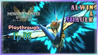 Ep08 Alwin amp Shaulk Story Playthrough  MHS2 Wings of Ruin PC [upl. by Elvyn287]