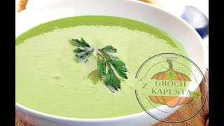 Szybka zupa krem z fasolki szparagowej PRZEPIS Quick Green Beans soup cream RECIPE 快速綠豆湯奶油配方 [upl. by Hitt129]