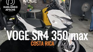 VOGE SR4 350 max ficha técnicaprecio Costa Rica [upl. by Ezechiel192]