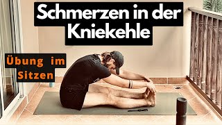 Dehnübung bei Schmerzen in der Kniekehle  Bakerzyste  5 Minuten Programm [upl. by Didi]