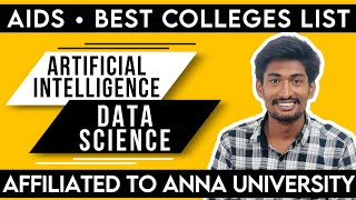 AIDS Course Best Engineering College in Tamilnadu❓ B Tech  TNEA 2024 [upl. by Harned]