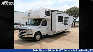 Incredible 2024 Nexus Triumph 31T Class C RV For Sale in Lewisville TX  RVUSAcom [upl. by Nohsram12]