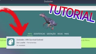 COMO USAR O APP DODODEX RECEITAS🤪 do ARK SURVIVAL EVOLVED MOBILE [upl. by Znieh]