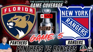 Epic New York Rangers vs Florida Panthers game 5  NHL Playoffs [upl. by Nnilsia]