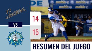 Resumen Leones vs Navegantes 2Dic [upl. by Tizes]