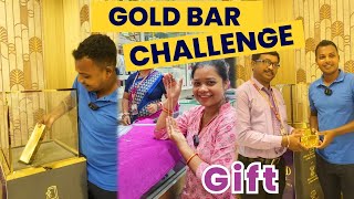 GOLD BAR CHALLENGE 😀 rourkelayoutuber [upl. by Averi]