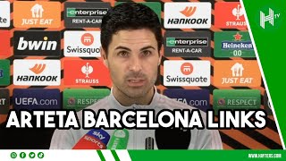 Today amp tomorrow I am Arsenal Mikel Artetas PAST COMMENTS on Barcelona rumours [upl. by Limemann721]