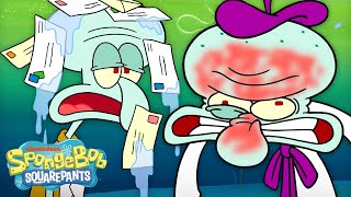 Squidward Being Squidward for 2024 Seconds Straight 🦑  SpongeBob [upl. by Gery]