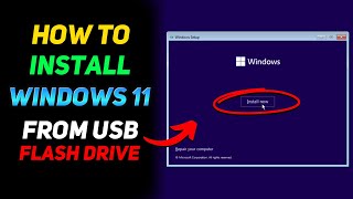 How to Install Windows 11 from USB Complete Beginner Tutorial [upl. by Marguerie]