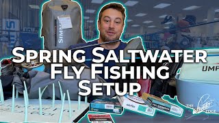 Saltwater Spring Fly Setup  The equipment we are bringing out on the water [upl. by Eelaroc605]