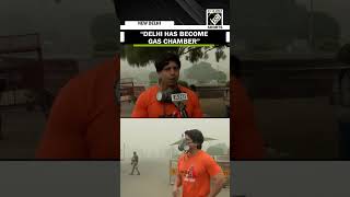 “Delhi has become gas chamber” BJP’s Shehzad Poonawalla slams Delhi govt for high level of AQI [upl. by Browne]