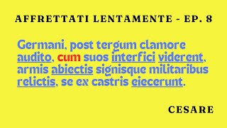 Come si traduce una frase dal latino allitaliano Affrettati lentamente 8 Cesare [upl. by Furtek]