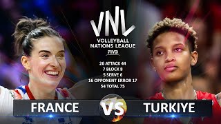 France vs Türkiye  Womens VNL 2024 [upl. by Yedok]