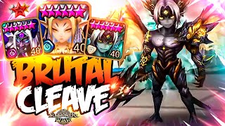 BRUTAL CLEAVE TEAM with Psamathe Lucifer and Ongyouki  Summoners War [upl. by Zennas]