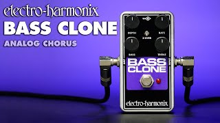 ElectroHarmonix Bass Clone Chorus Pedal [upl. by Anitra]