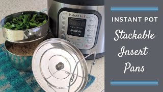 Quinoa amp Steamed Broccoli  Instant Pot Stackable Pans [upl. by Ethelyn]