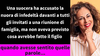 Una suocera ha accusato la nuora di infedeltà davanti a tutti gli invitati a una riunione di [upl. by Cheatham]