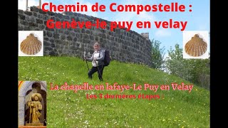 Compostelle Montarcher Le Puy en Velay [upl. by Ahtelat]