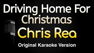 Driving Home For Christmas  Chris Rea Karaoke Songs With Lyrics  Original Key [upl. by Marshal]