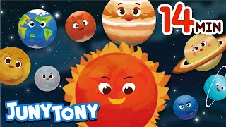 🪐Space Song Compilation  Solar System  Song Space amp Planets Songs for Kids  JunyTony [upl. by Blayze903]