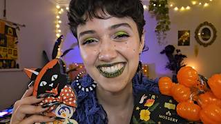 ASMR Halloween Store Roleplay 🎃 whispered costume shopping roleplay scratching amp tapping [upl. by Quita685]