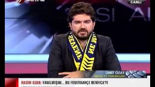 Rasim Ozan Kütahyalı Sözünü Tuttu Fenerbahçe Atkısı Taktı  Fenerbahçe 10 Benfica [upl. by Oilla]