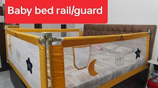 Star and Daisy bed rail guard unboxing installationbed rail guard for baby safetysafety for baby [upl. by Mac]