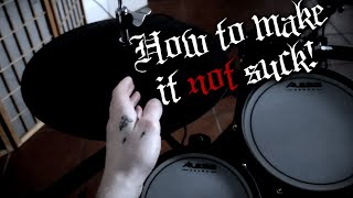 Alesis Strike Pro SE  Hi hat  How to make it not suck [upl. by Barnie226]