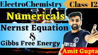 Nernst Equation Class 12  Nernst Equation Class 12 Numericals  Nernst Equation Electrochemistry [upl. by Frasquito894]