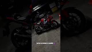 Bir duruşu var…😈 r25 automobile r25turkey motovlog [upl. by Anaujal]