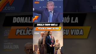 DonaldTrump odió la película sobre su vida esta escena desató su furia Cine EstadosUnidos Fyp [upl. by Danuloff909]