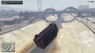 Stunt jump In Gta V PT27 gta6 stuntjumps gameplay gta openworldgame gta5stuntjumps videogame [upl. by Hedda]