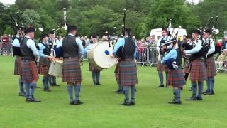 Lochgelly High School Pipe Band Lochore Meadows Country Park Lochgelly Fife Scotland [upl. by Cirdek]