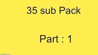 35 sub pack part 1with mediafire link animationsticknodesgoku3danimationlolstanime [upl. by Esertap]