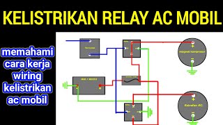 Relay ac mobil  Jalur Kelistrikan dasar ac mobil bagian relay [upl. by Joelle864]