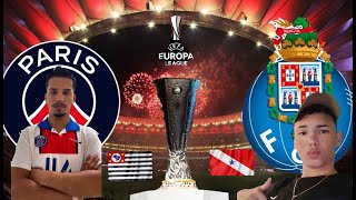 FINAL DA EUROPA LEAGUE  ARENA EFOOTBALL  PSG VS PORTO  AO VIVO COM IMAGENS [upl. by Asilehs]