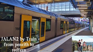 naik train dari Station penrith ke Station Redfern sydney [upl. by Siraval729]