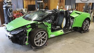 I Bought a Totaled Lamborghini Huracan from a Salvage Auction amp Im going to Rebuild It [upl. by Clercq]