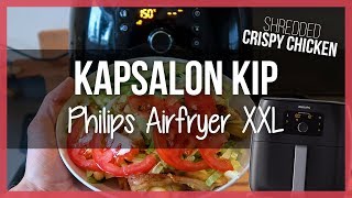 Kapsalon met Kip uit Airfryer  Philips Airfryer XXL Recept [upl. by Sihtnyc483]