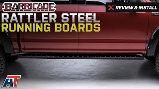 20152017 F150 Barricade Rattler Steel Running Boards Review amp Install [upl. by Royce767]