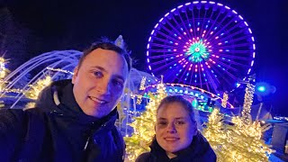 Untamed Goliath amp Co bei NACHT fahren  Walibi Holland Bright Nights Vlog 2023 [upl. by Analem]