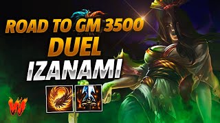 IZANAMI SE TRYHARDEA HASTA EL FINAL  Warchi  Smite Duel Road to GM 3500 [upl. by Reeta]