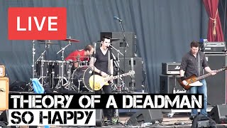 Theory of a Deadman  So Happy Live in HD  Download Festival 2012 [upl. by Andromede]