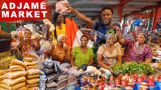 BIGGEST MARKET In WEST AFRICA Adjamé  Abidjan  IVORY COAST [upl. by Hugon]