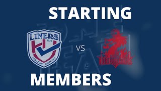 KINTETSU LINERS vs KOBE STEELERS｜STARTING MEMBERS [upl. by Clareta404]