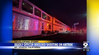 Deadly officerinvolved shooting on Amtraks Coast Starlight Train [upl. by Atiker]