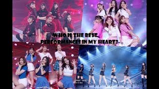 Produce 48 Best performances in Group Battle  Những perf tốt nhất trong Group Battle [upl. by Aihsakal240]